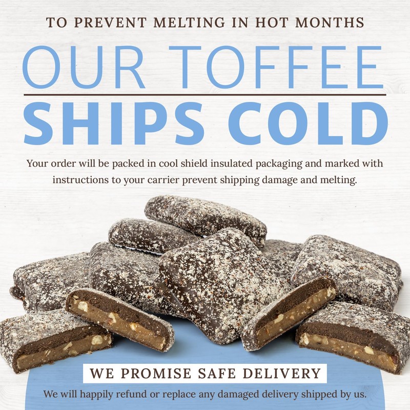 Chapel Hill Pecan and Dark Chocolate Toffee, Natural and Gluten