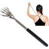 KEQAR 1 x Stainless Steel Telescopic Back Scratcher, Extendable Scratcher