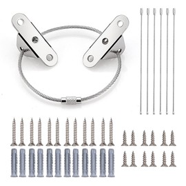 Earthquakeproof Hardware, Fall Prevention, Furniture Fall Prevention, Earthquake Prevention, Fire Prevention, Set of 6, Fall Prevention, Furniture, Disaster Prevention, Easy Installation, Earthquakeproof, Fixed, TV, Refrigerator, Bookshelf, Sofa, Tension