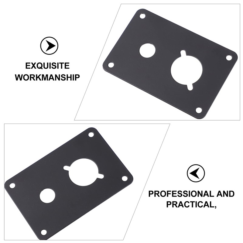 OSALADI 4pcs Iron Speaker Back Panel Coupler Plates for Loudspeaker