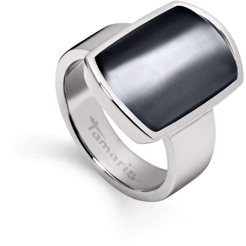 Tamaris BECKY 100422 Stainless Steel Ring Black silver