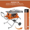 89290001700 Standard Table Saw Throat Plate Replacement Compatible with Ridgid