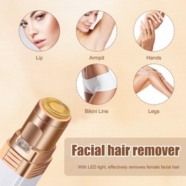 Face Hair Remover for Women, Face Shavers for Women, Ladies Facial Hair Remover, Small and Portable, Suitable for Lips, Chin and Cheeks