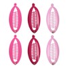 Motique Accessories Set of 6 Mini Banana Clips - Three