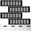 4 x Ventilation Grille Aluminium Ventilation Grille Rectangular Ventilation Grille