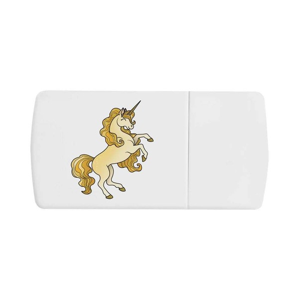 'Golden Unicorn' Pill Box with Tablet Splitter (PI00032890)