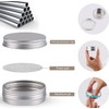 OBKJJ 78 Pcs 2 Oz Aluminum Tin Cans Round Cans