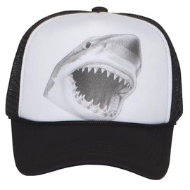 Mens Solar Color Changing Trucker Hat Snapback Cap, Shark