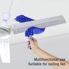 Ceiling Fan Duster Reusable Blade Cleaner Chenille Microfiber Head Cleaning
