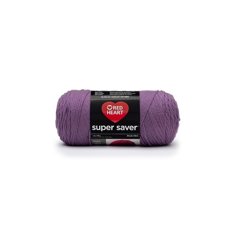 RED Heart Super Saver Yarn, Medium Purple