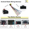 Aftermarket Radio Backup Camera RCA Harness Adapter, 16-Pin Car Stereo