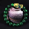Asotagi Feng Shui Pixiu Bracelet, Jade Pixiu Bracelet, Unisex, Hand