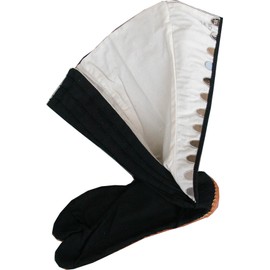 [been done for Socks] [Black, Twill 地下足袋 12 Sheets kohaze (Hand-Stitched with Bottom)] for it or Invincible 地下足袋 "008 – 7001 > > - white -