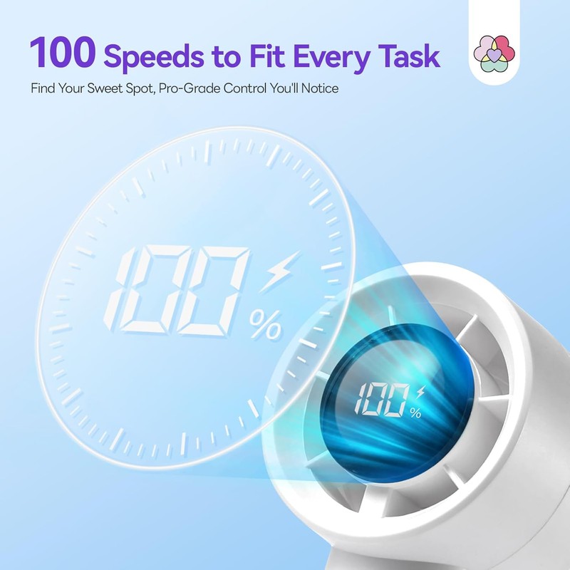 SAVILAND Essentials Nail Dryer for Regular Polish: 100 Speed Turbo