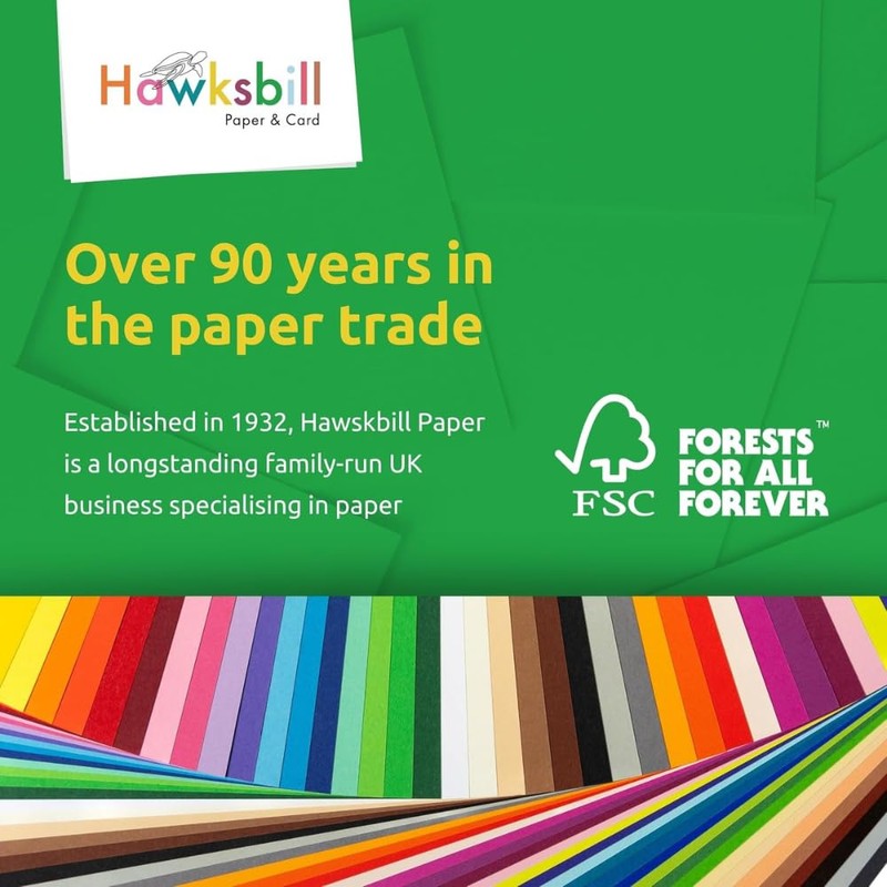 Hawksbill Paper 300 GSM Multi-Purpose Card Paper – 100 Pack