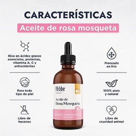 Hebbe - Kit Aceites Rosa Mosqueta Jojoba Karité | Antiedad | Líneas de Expresión | Equilibra Sebo | Regenera Piel