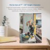 Plate Holder Easel Display Stand - 6 inch Metal Plate