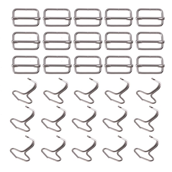 Pure Seek Buckle Set, Stainless Steel Buckles, Hooks, Metal Fittings,