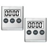 Snblzhef 2pcs Kitchen Timer Digital Timer Kitchen Timer Stopwatch Digital