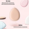 Fc'Noqgn 6er-Pack Mini Puderquaste, Puderquaste, Finger Makeup Schwamm, Foundation Makeup