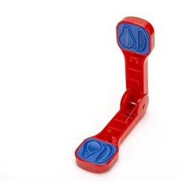 Set: 2 in 1 Trout Dough Shaper in Realistic Bee Maggot Shape and Teardrop Shape, Baitformer, Yellow, Green or Red + Free Petri Heil! Sticker (Red)