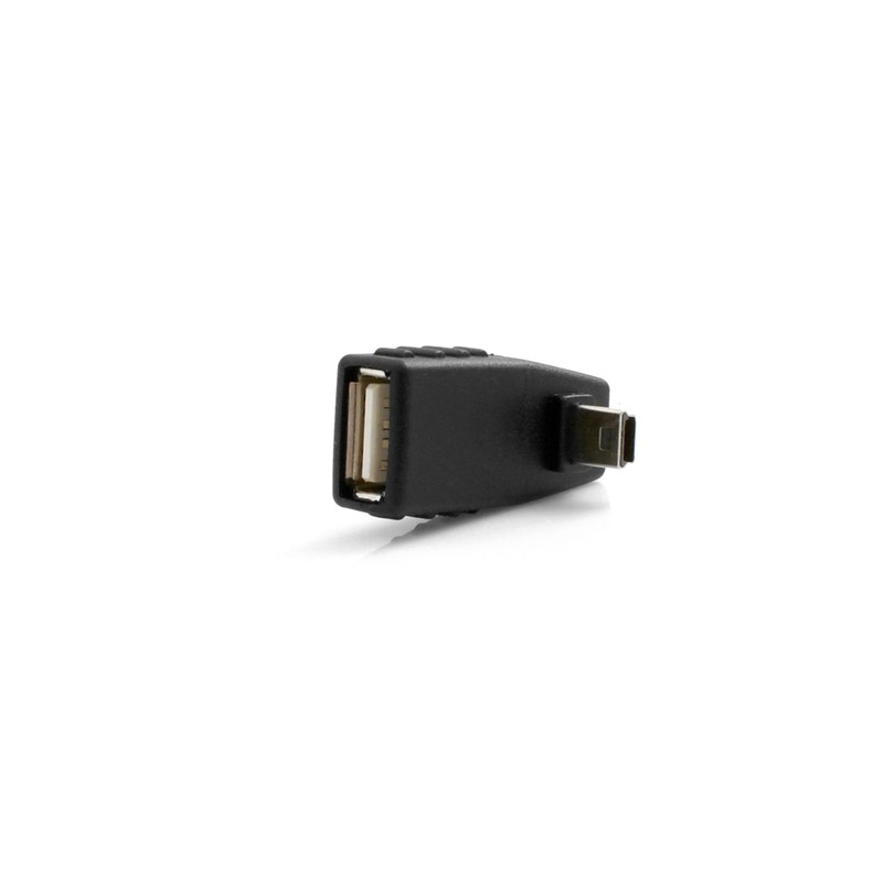 SYSTEM-S USB Type A Female to Mini USB Male 90°