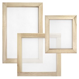 GYSRXS 3 Stück Papier Schöpfen Set 3 Größen Papierherstellung Rahmen Papierschöpfrahmen Sieb für DIY Papiers Handwerk Karten(Weiß)