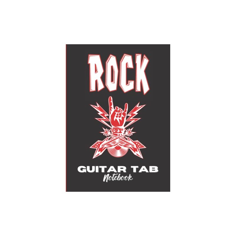 Rock: Guitar Tab Notebook, Blank Sheet Music for Guitar lovers,