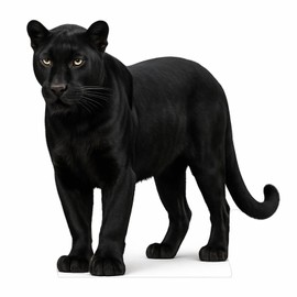 Black Panther 3FT Life Size Cardboard Cutout – A Fun Animal Standup for Photo Booths, Birthday Parties, and Events