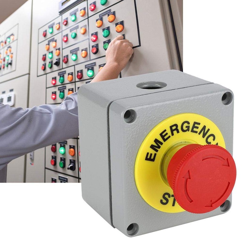 Emergency Stop Switch Emergency Stop Button Red Mushroom Switch Station