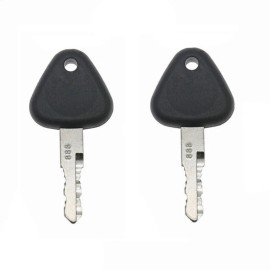 SDLG (2) SDLG Heavy Equipment Ignition Keys fits Backhoe Excavator Loader  888