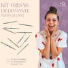 Kit 10 Fresas de Diamante Ultra Fino Punta de Lapiz