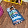 EVERYDAY KIDS Toddler Nap Mat with Removable Pillow -Fire Police