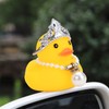 wonuu Car Duck Rubber Duck Car Ornaments Duck Car Dashboard
