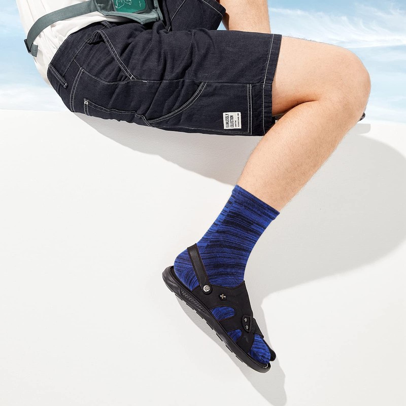 PUTUO Flip Flop Socks for Men: Japanese Tabi Geta Socks