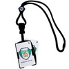 Metal Detector Friendly Lanyard with Badge Holder - 2 Card