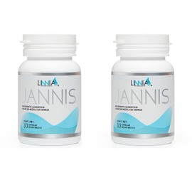 Linnia | 2 Pack de Jannis 30 Capsulas | Suplemento Alimenticio Natural | Fórmula con Linaza, Jengibre, Mango Africano y Lecitina de Soya | Apoyo al Metabolismo y Control de Apetito | Con Minerales