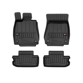 OMAC Premium Floor Mats for Lexus RC200 2016-2017 Car Mats All Weather 3D Custom Fit Rubber Mat Waterproof Odorless TPE Floor Liners Laser Measured Non-Slip (Black)