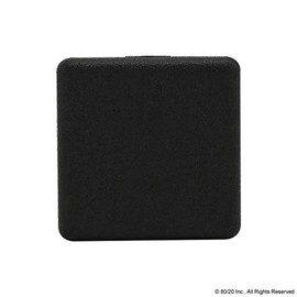 80/20 Inc., 12260, 40 Series, 40-4040 End Cap 40mm X 40mm Black (5 Pack)