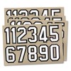 Helmet Numbers - Helmet Number Decals - Die Cut Number