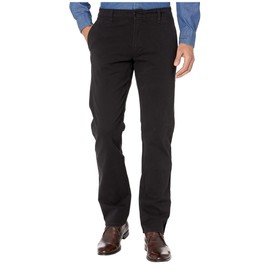 Dockers Men's Straight Fit Ultimate Chino with Smart 360 Flex (Regular and Big & Tall), Black, 42Wx32L