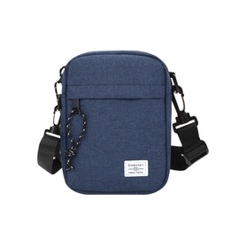 Energather Small Crossbody Purse, Oxford Mens Shoulder Bag Small Messenger Bag for Men, Small Satchel Bag for Shopping (blue)