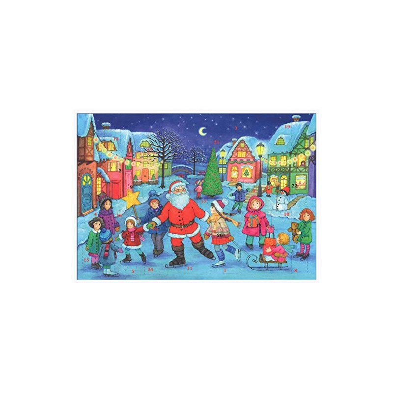 Advent Calendar "Skating with Santa and friends"