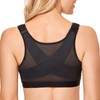 DELIMIRA Women's Front Closure Posture Wireless Back Support Full Coverage