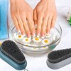 2 Pieces Heavy Duty Nail Brush for Nail Tips Durable