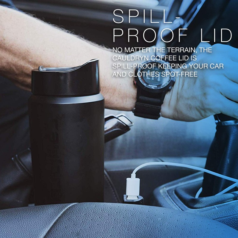 Cauldryn Smart Mug Replacement Lid, Spill Proof & Insulated, Compatible