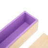 Soap Loaf Mold Flexible Purple Silicone DIY Hand Made Soap