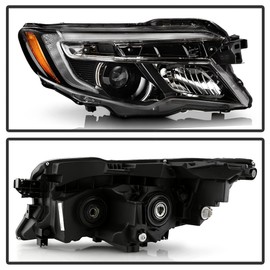 ACANII - For [Halogen Model] 2016 2017 2018 Honda Pilot LX 17-20 Ridgeline Projector Headlight Headlamp Passenger Side