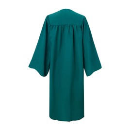 GradClassical Unisex Matte Graduation Gown Cap Tassel Set 2025 for High School, College, University and Bachelor (Emerald 57" Plus (6'0"-6'2"))