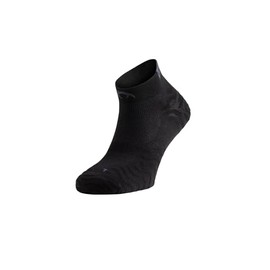 Lurbel Pista Two Seamless Running Socks, Ankle Socks, Socks for Men and Women, Breathable and Anti-Odor Socks, black
